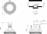 Trio Lighting Dolomite Στρογγυλό Κρυστάλλινο Χωνευτό Σποτ με Ντουί GU10 Ασημί 9x9cm