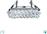 Trio Lighting Dolomite Τετράγωνο Μεταλλικό Χωνευτό Σποτ με Ντουί GU10 Ασημί 10x10cm