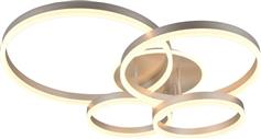 Trio Lighting Drake Πλαφονιέρα Οροφής Ασημί 632210407