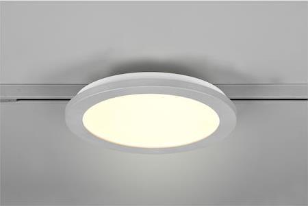 Trio Lighting DUOline Camillus Στρογγυλό Εξωτερικό LED Panel Ισχύος 14.5W με Θερμό Λευκό Φως Γκρι 23.5x23.5cm 76921587