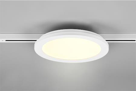 Trio Lighting DUOline Camillus Στρογγυλό Εξωτερικό LED Panel Ισχύος 14.5W με Θερμό Λευκό Φως Λευκό 23.5x23.5cm 76921531