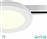 Trio Lighting DUOline Camillus Στρογγυλό Εξωτερικό LED Panel Ισχύος 9W με Θερμό Λευκό Φως 14.8x14.8cm 76921031