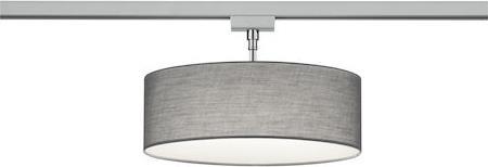 Trio Lighting DUOline Μοντέρνα Υφασμάτινη Πλαφονιέρα Οροφής με Ντουί E27 Γκρι