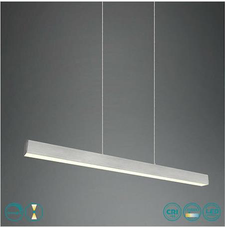 Trio Lighting DUOline Paros Γραμμικό Φωτιστικό Ασημί