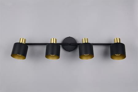 Trio Lighting Eva Σποτ σε Μαύρο Χρώμα 868800480