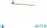 Trio Lighting Fabio Κλασικό Φωτιστικό Τοίχου με Ενσωματωμένο LED και Θερμό Λευκό Φως Ασημί Μ42cm
