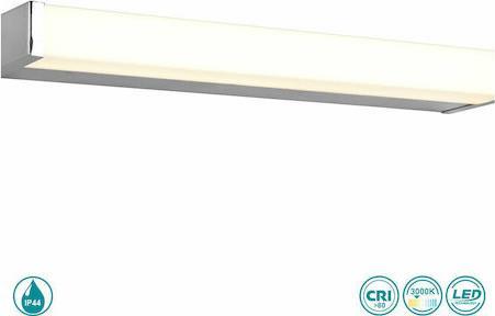 Trio Lighting Fabio Κλασικό Φωτιστικό Τοίχου με Ενσωματωμένο LED και Θερμό Λευκό Φως Ασημί Μ42cm