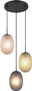 Trio Lighting Facette Κρεμαστό Φωτιστικό Μαύρο 43x150cm 364230317
