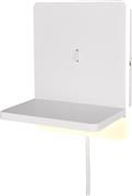Trio Lighting Fairfield Μοντέρνο Φωτιστικό Τοίχου Πρίζας με Θύρα USB 16x14x20cm 248670131