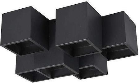 Trio Lighting Fernando Σποτ με 6 Φώτα και Ντουί GU10 Μαύρο