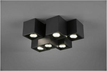 Trio Lighting Fernando Σποτ με 6 Φώτα και Ντουί GU10 Μαύρο
