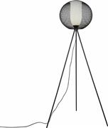 Trio Lighting Filo Μοντέρνο Φωτιστικό Δαπέδου με Ντουί για Λαμπτήρα E27 Μαύρο Υ150xΜ57cm