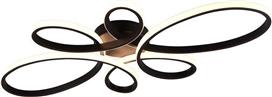 Trio Lighting Fly Μοντέρνα Μεταλλική Πλαφονιέρα Οροφής σε Μαύρο χρώμα 645619132