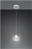 Trio Lighting Flynt Κρεμαστό Φωτιστικό Ασημί 331610106