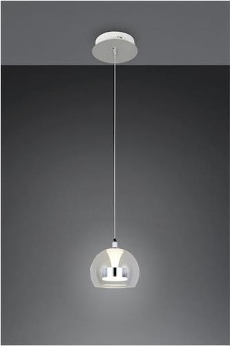 Trio Lighting Flynt Κρεμαστό Φωτιστικό Ασημί 331610106