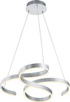 Trio Lighting Francis Μοντέρνο Κρεμαστό Φωτιστικό με Ενσωματωμένο LED Ασημί