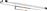 Trio Lighting Gianni Κλασικό Φωτιστικό Τοίχου με Ενσωματωμένο LED και Θερμό Λευκό Φως Ασημί Π60cm