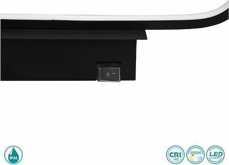 Trio Lighting Gianni Μοντέρνο Φωτιστικό Τοίχου με Ενσωματωμένο LED και Θερμό Λευκό Φως Μαύρο 40cm