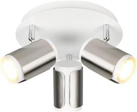 Trio Lighting Gillan Τριπλό Σποτ σε Ασημί Χρώμα 814530307