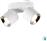 Trio Lighting Guayana Διπλό Σποτ σε Λευκό χρώμα 651000231