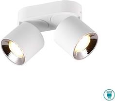 Trio Lighting Guayana Διπλό Σποτ σε Λευκό χρώμα 651000231