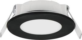 Trio Lighting Himal Πλαστικό Χωνευτό Σποτ με Ενσωματωμένο LED και Φυσικό Λευκό Φως Μαύρο 635110102