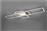 Trio Lighting Irvine Μοντέρνα Μεταλλική Πλαφονιέρα Οροφής με Ενσωματωμένο LED Ασημί 105cm