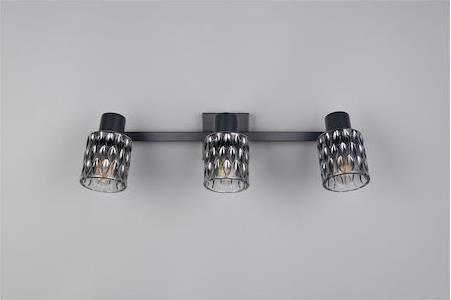 Trio Lighting Jack Σποτ σε Μαύρο Χρώμα R86423032