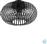 Trio Lighting Johann Μοντέρνα Μεταλλική Πλαφονιέρα Οροφής με Ντουί E27 Μαύρη 30cm