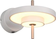 Trio Lighting Keaton Μοντέρνο Φωτιστικό Τοίχου Γκρι 240270176