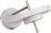 Trio Lighting Keaton Μοντέρνο Φωτιστικό Τοίχου Γκρι 240270176
