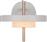 Trio Lighting Keaton Μοντέρνο Φωτιστικό Τοίχου Γκρι 240270176