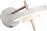 Trio Lighting Keaton Μοντέρνο Φωτιστικό Τοίχου Γκρι 240270176