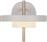 Trio Lighting Keaton Μοντέρνο Φωτιστικό Τοίχου Γκρι 240270176
