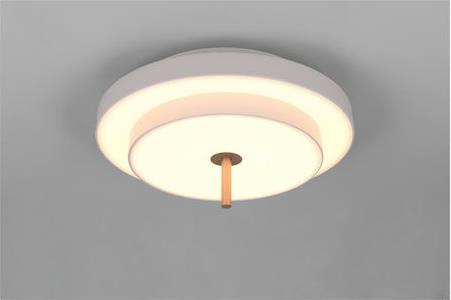 Trio Lighting Keaton Πλαφονιέρα Οροφής Γκρι 640210176
