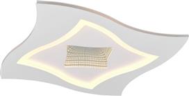 Trio Lighting Klint Πλαφονιέρα Οροφής Λευκή 633610131