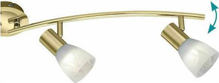 Trio Lighting Levisto Σποτ με 4 Φώτα και Ντουί E14 Χρυσό