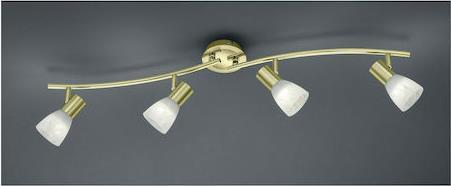Trio Lighting Levisto Σποτ με 4 Φώτα και Ντουί E14 Χρυσό