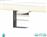 Trio Lighting Lino Κλασικό Φωτιστικό Τοίχου με Ενσωματωμένο LED και Θερμό Λευκό Φως Ασημί Μ40cm