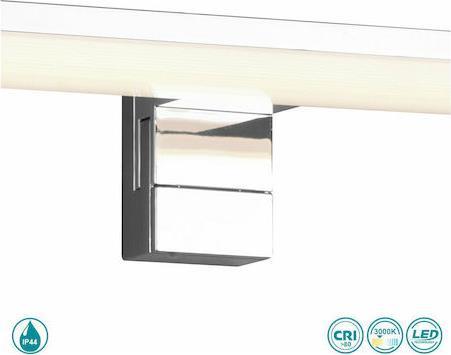 Trio Lighting Lino Κλασικό Φωτιστικό Τοίχου με Ενσωματωμένο LED και Θερμό Λευκό Φως Ασημί Μ40cm