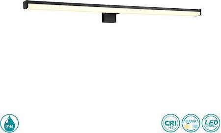 Trio Lighting Lino Κλασικό Φωτιστικό Τοίχου με Ενσωματωμένο LED και Θερμό Λευκό Φως Μαύρο Μ60cm
