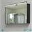 Trio Lighting Lino Κλασικό Φωτιστικό Τοίχου με Ενσωματωμένο LED και Θερμό Λευκό Φως Μαύρο Μ60cm