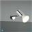 Trio Lighting Lorenzo Μονό Σποτ με Ντουί GU10 Ασημί