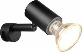 Trio Lighting Lorenzo Μονό Σποτ με Ντουί GU10 Μαύρο