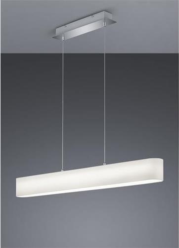Trio Lighting Lugano Μοντέρνο Κρεμαστό Φωτιστικό Ράγα με Ενσωματωμένο LED Λευκό 100cm