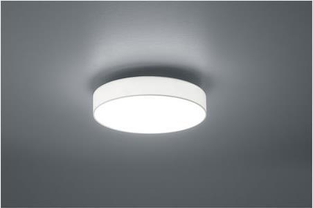 Trio Lighting Lugano Στρογγυλό Εξωτερικό LED Panel Ισχύος 22W με Θερμό Λευκό Φως Λευκό 40x40cm 621912401