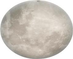 Trio Lighting Lunar Μοντέρνα Πλαστική Πλαφονιέρα Οροφής με Ενσωματωμένο LED Λευκή 60cm