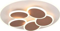 Trio Lighting Mandala Πλαφονιέρα Οροφής 49cm Γκρι με Ενσωματωμένο LED και Τηλεχειριστήριο 653210676
