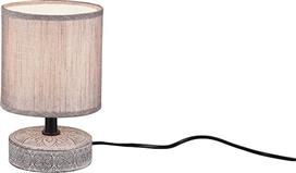 Trio Lighting Marie Πορτατίφ με Καφέ Καπέλο και Καφέ Βάση Πορτατίφ Καφέ R50980126
