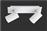 Trio Lighting Marley Διπλό Σποτ με Ντουί GU10 Λευκό 802400201